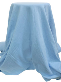 Light Steel Blue Cotton/Polyester Sweatshirt Fleece 64W