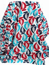 White/Midnight Navy/Spartan Crimson/Multi Cotton/Polyester Sailboat Print Poplin Shirting 54W