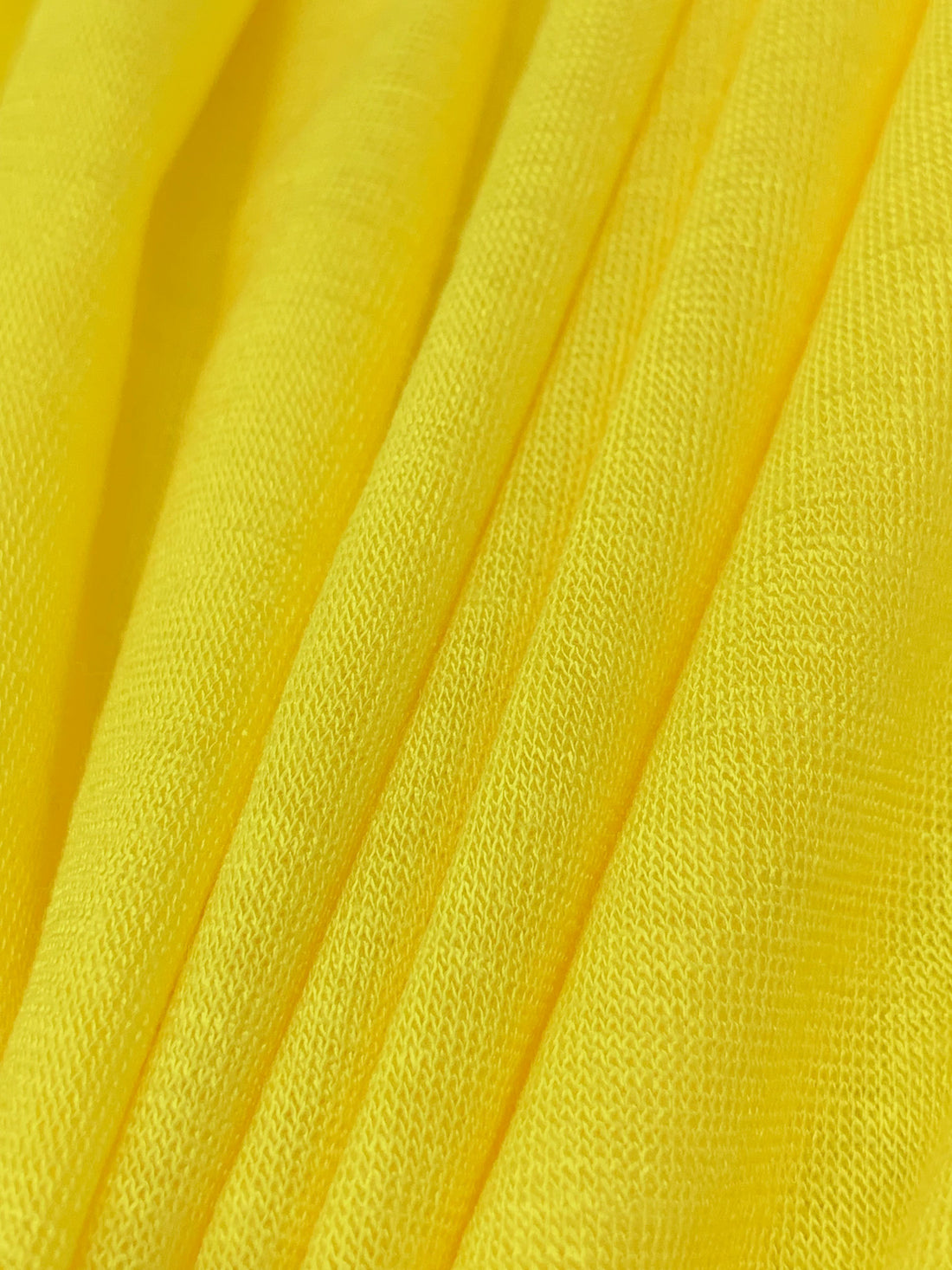 Sun Yellow Rayon/Lycra Jersey Knit 60W