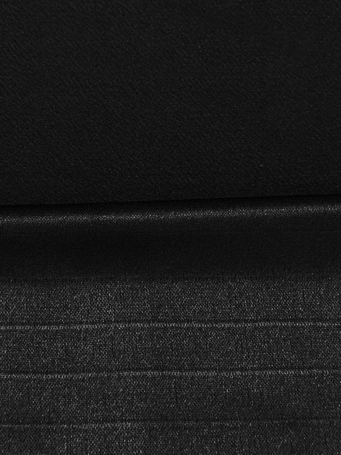 Black Polyester/Lycra Liverpool Double Knit 58W