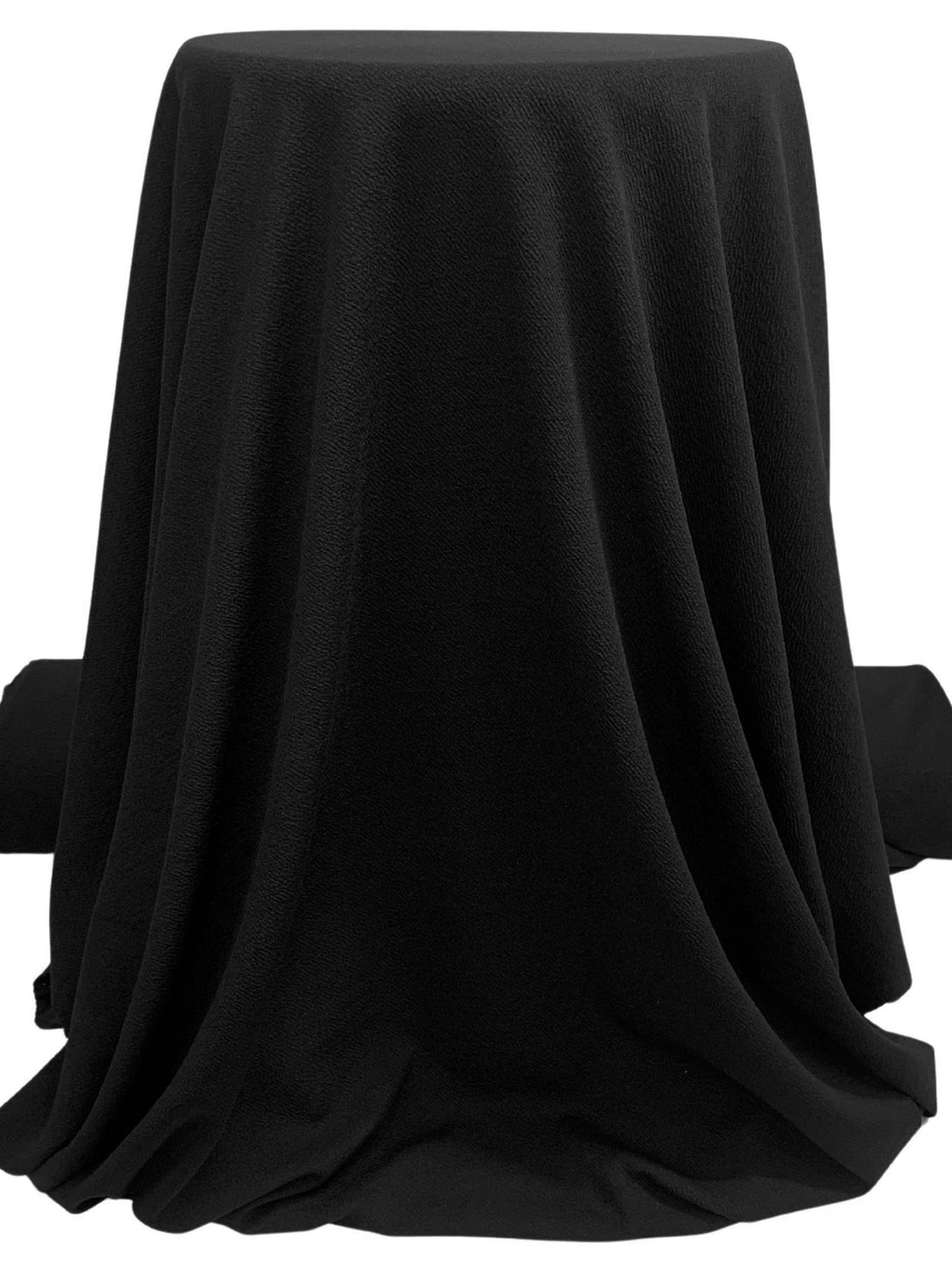 Black Polyester/Lycra Liverpool Double Knit 58W