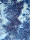 Dark Navy/Light Steel Blue/Multi Polyester/Lycra Tie-Dye French Terry Knit 59W