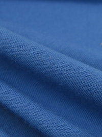 Dark Azure Blue Cotton/Polyester Jersey Knit 68W