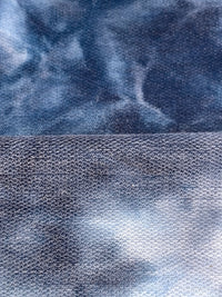 Dark Navy/Light Steel Blue/Multi Polyester/Lycra Tie-Dye French Terry Knit 59W