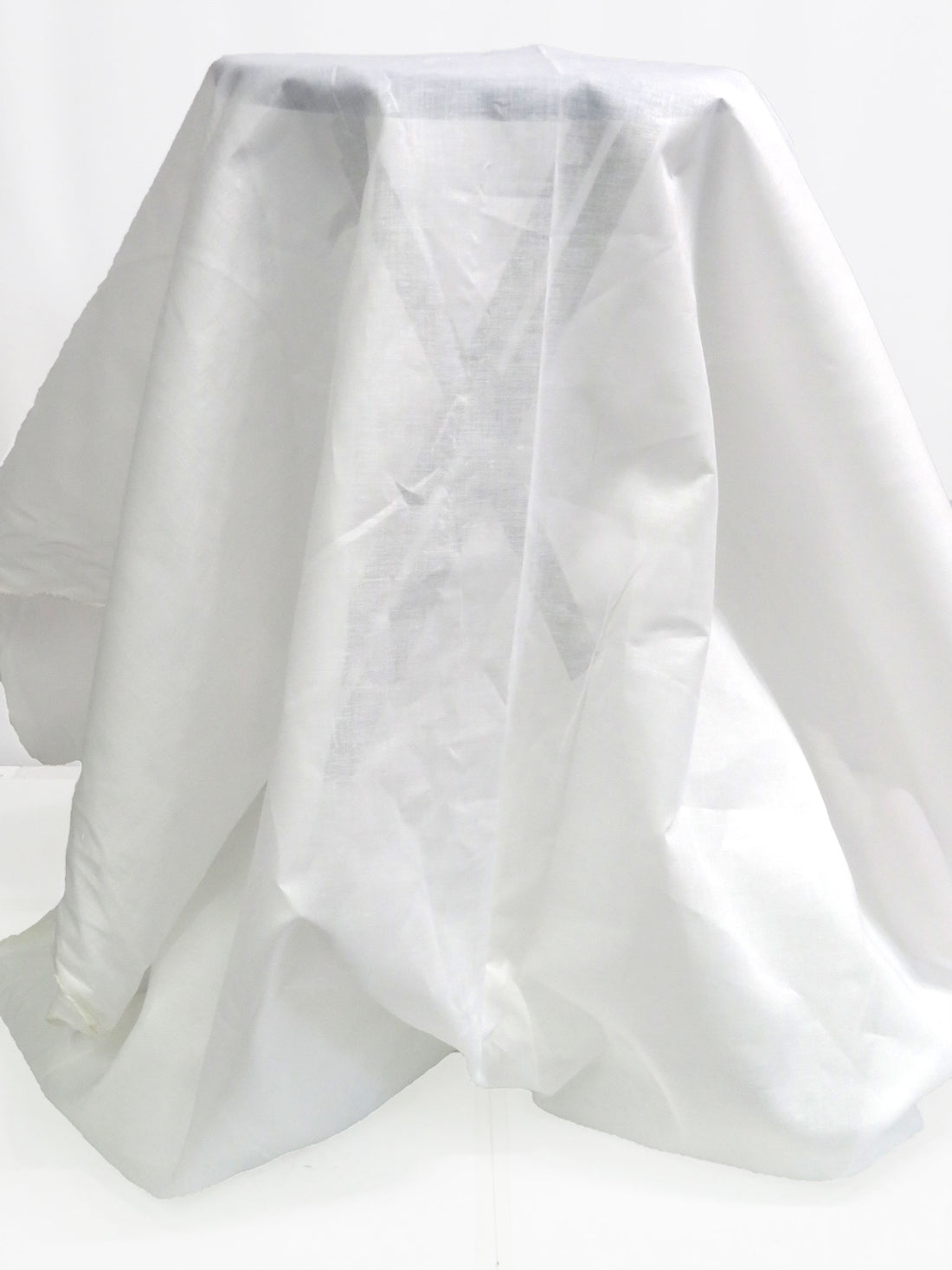 White 100% Cotton Organdy 44W