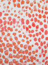 Coral/Rich Gardenia/White/Multi Rayon/Lycra Abstract Dot Print Jersey Knit - NY Designer - 66W