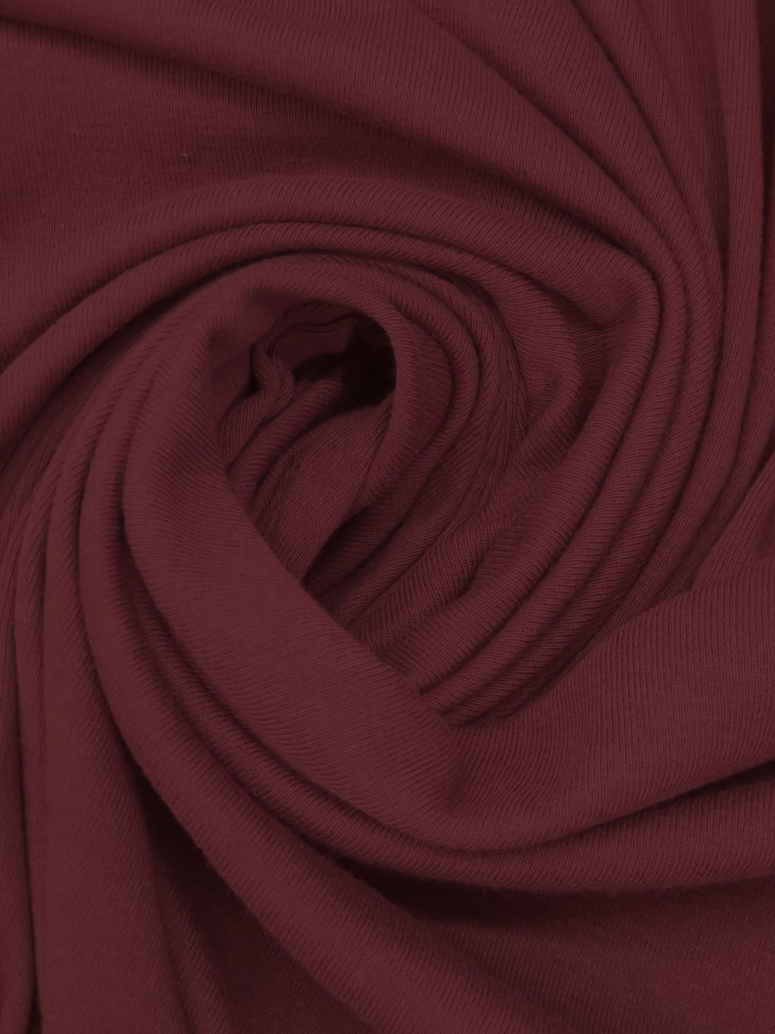 Dusty Wine Red Cotton/Modal Fine Rib Knit - Michael Stars - 58W