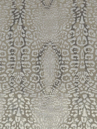 Oatmeal/Silver/Walnut/Multi Polyester/Metallic Animal Brocade 58W