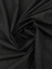 Dark Charcoal Gray Rayon/Nylon/Lycra Brushed Heathered Stretch Bengaline Suiting - NY Designer - 58W