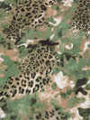 Fern Green/Dried Moss/Midnight Espresso/Multi Polyester/Lycra Animal Camouflage Print Double Brushed Knit - NY Designer - 56W