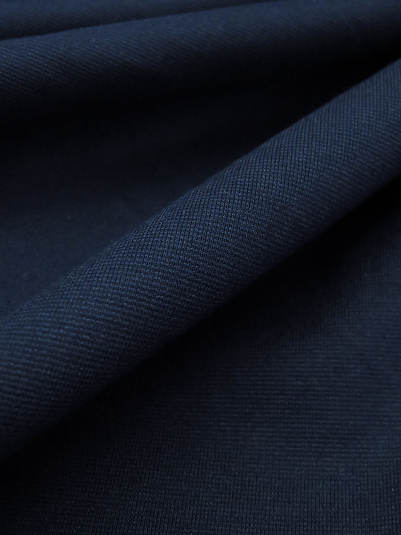 Navy Blue Rayon/Nylon/Lycra Light Weight Ponte Knit - NY Designer - 58W