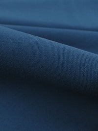 Dark Lapis Blue Rayon/Nylon/Lycra Stretch Bengaline Suiting - NY Designer - 58W