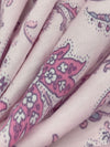 Piggy Pink/Boysenberry/Raspberry Pink 100% Cotton Ornate Floral Print Jersey Knit 60W