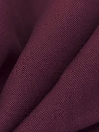 Boysenberry Rayon/Nylon/Lycra Stretch Bengaline Suiting - NY Designer - 58W