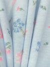 Pale Blue/Baby Pink/Soft Pine/Shadow Blue 100% Cotton Ditsy Floral Print Jersey Knit 60W