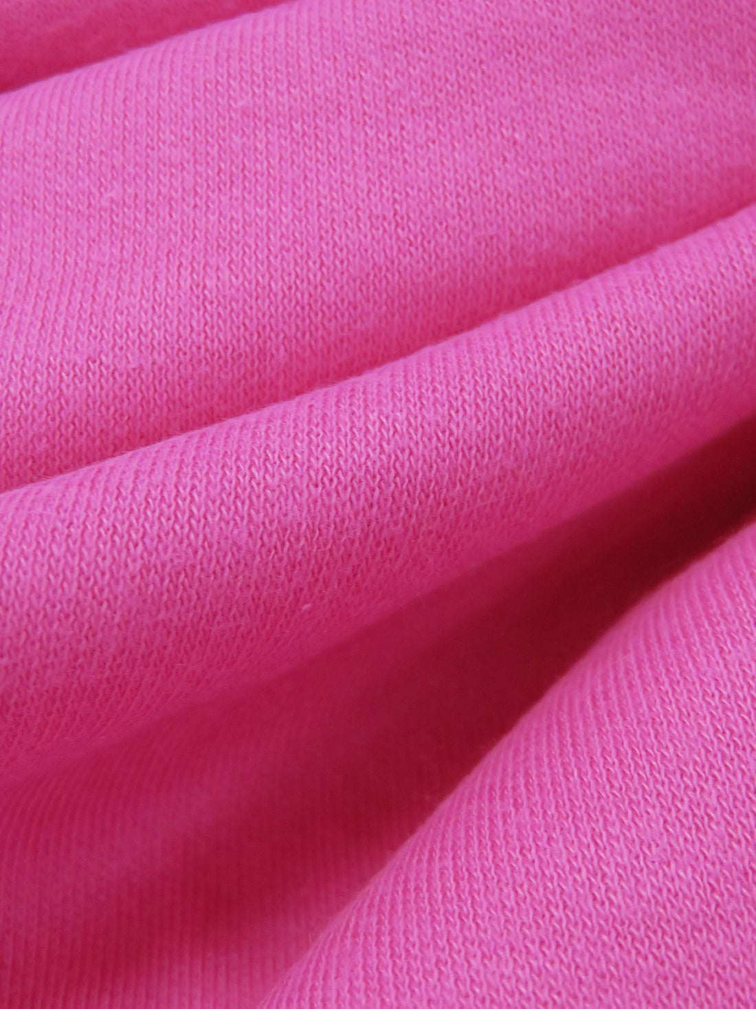 Raspberry Pink Cotton/Polyester Interlock Knit 60W