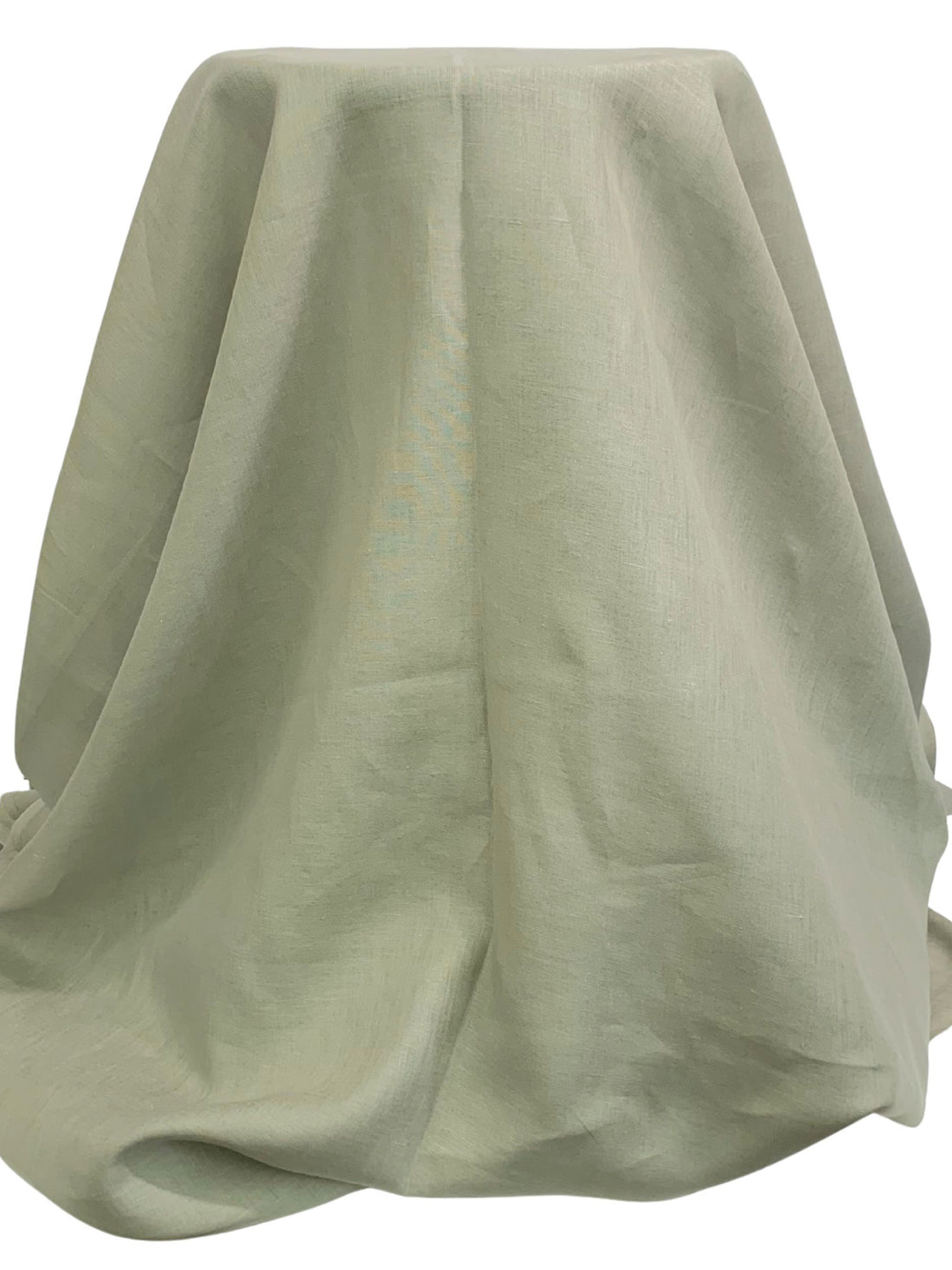 Muted Laurel Green 100% Linen Shirt-Weight Woven - European Mill - 58W