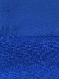 Cobalt Blue Rayon/Nylon/Lycra Stretch Bengaline Suiting - NY Designer - 58W