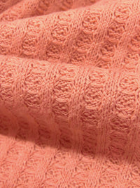 Salmon Run 100% Polyester Waffle Sweater Knit 52W