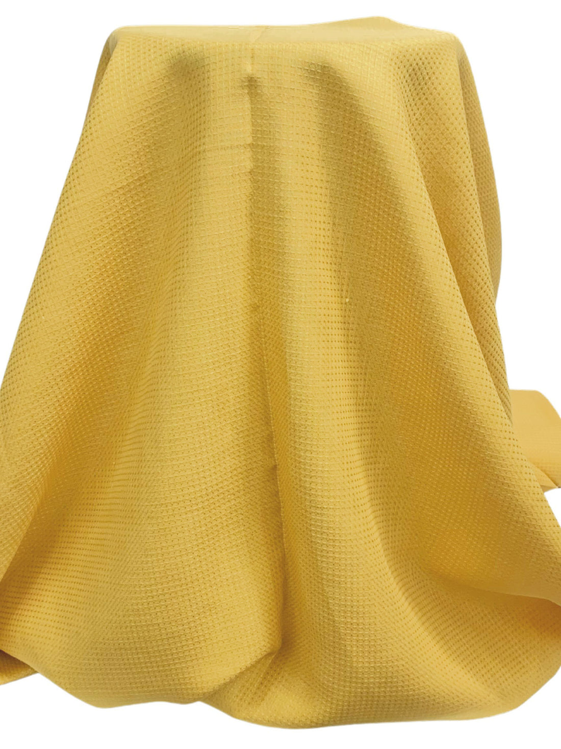 Straw Yellow 100% Linen Novelty Weave Midweight Woven - European Mill - 59W