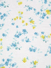 White/Sky Blue/Soft Goldenrod/Multi 100% Cotton Floral Print Jersey Knit 62W