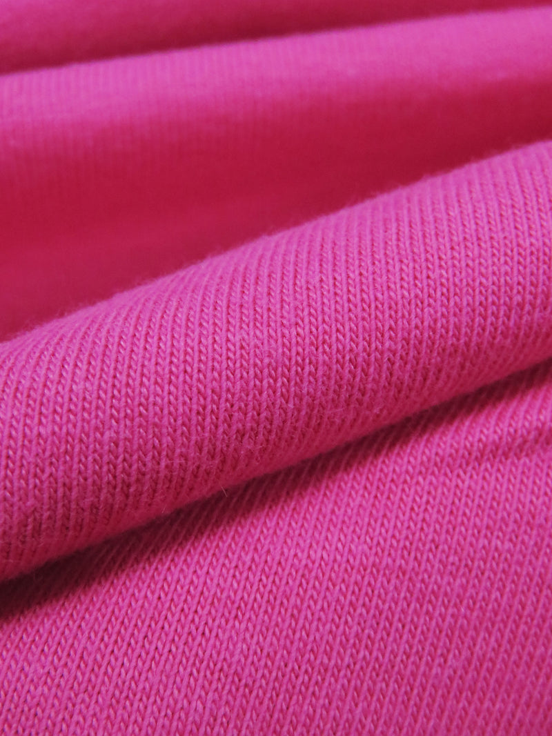 Fuchsia Rose Cotton/Polyester Jersey Knit 75W