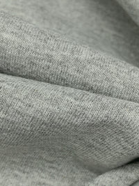 Ash Gray Cotton/Polyester Heathered Jersey Knit 62W