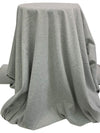 Ash Gray Cotton/Polyester Heathered Jersey Knit 62W