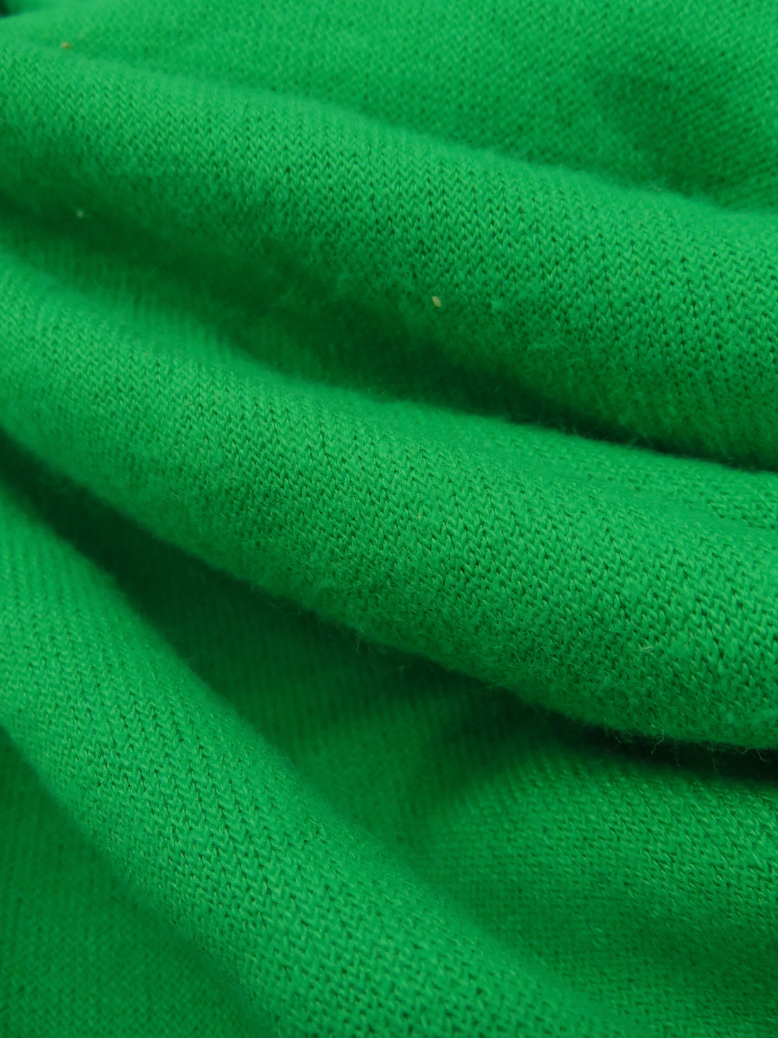 Irish Green Cotton/Polyester Terry Knit 58W