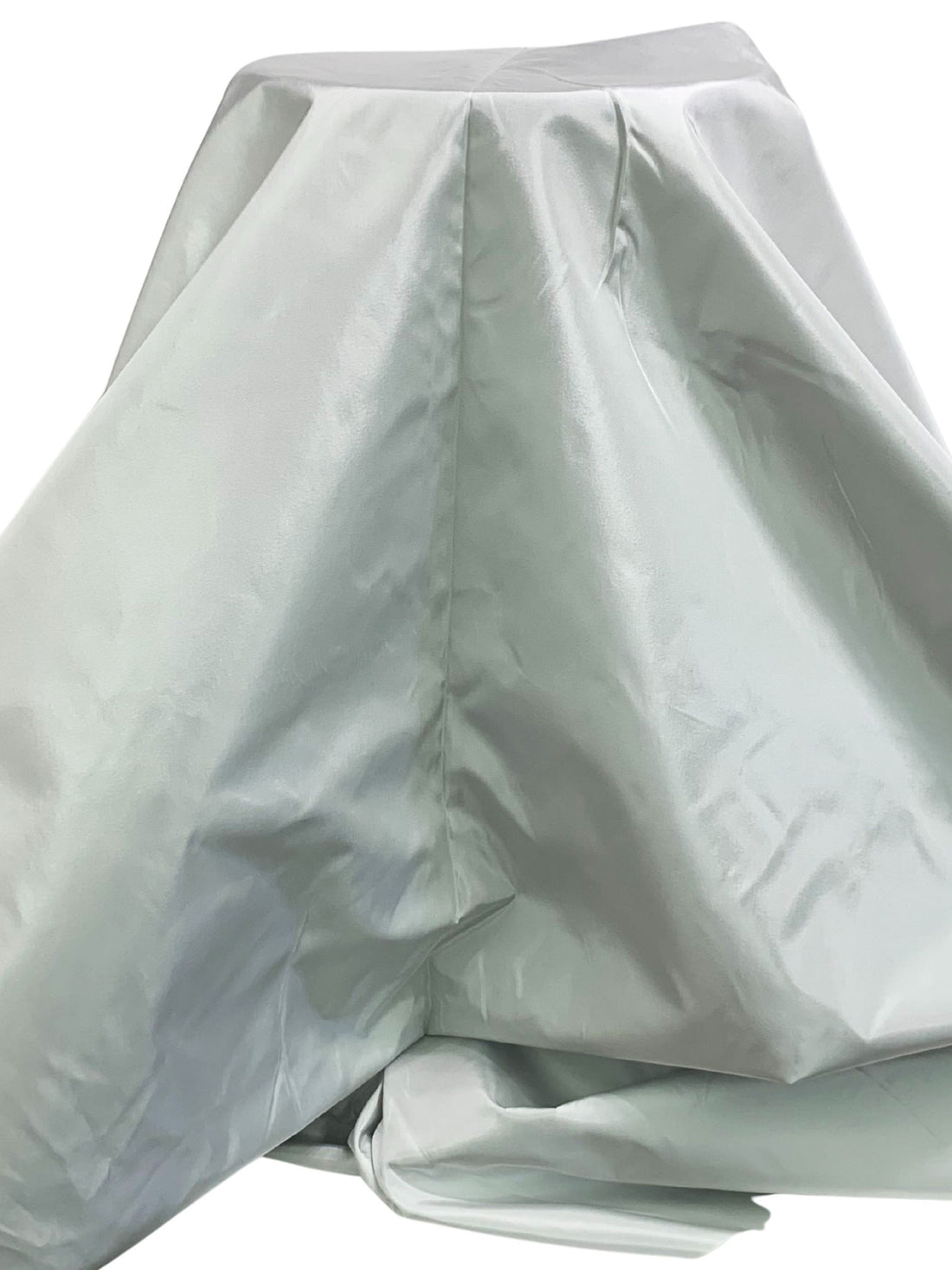 Soft Gray/White Acetate/Rayon Iridescent Taffeta - NY Designer - 60W