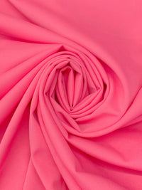 Strawberry Pink Polyester/Rayon/Wool/Lycra Stretch Gabardine Suiting 59W