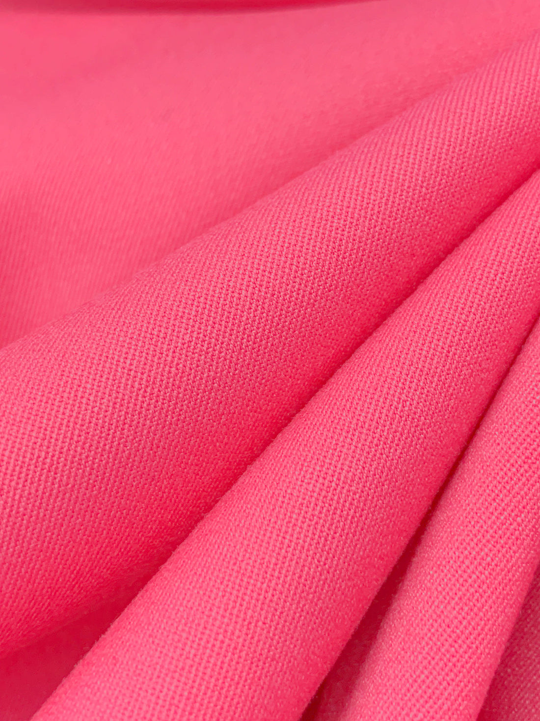 Strawberry Pink Polyester/Rayon/Wool/Lycra Stretch Gabardine Suiting 59W