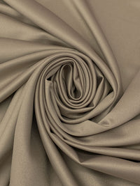Stone Taupe 100% Polyester Crepe-Back Satin 58W