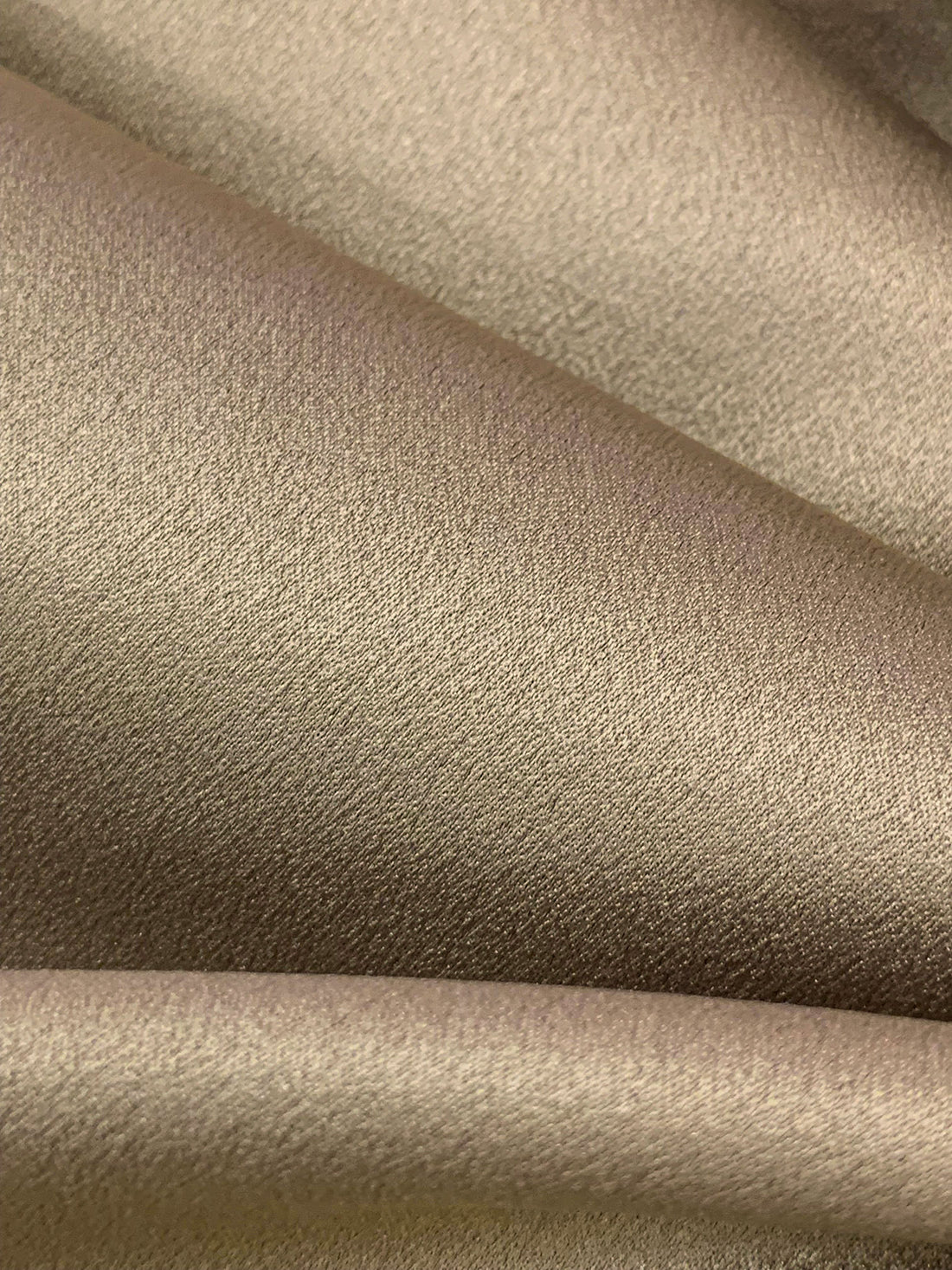 Stone Taupe 100% Polyester Crepe-Back Satin 58W