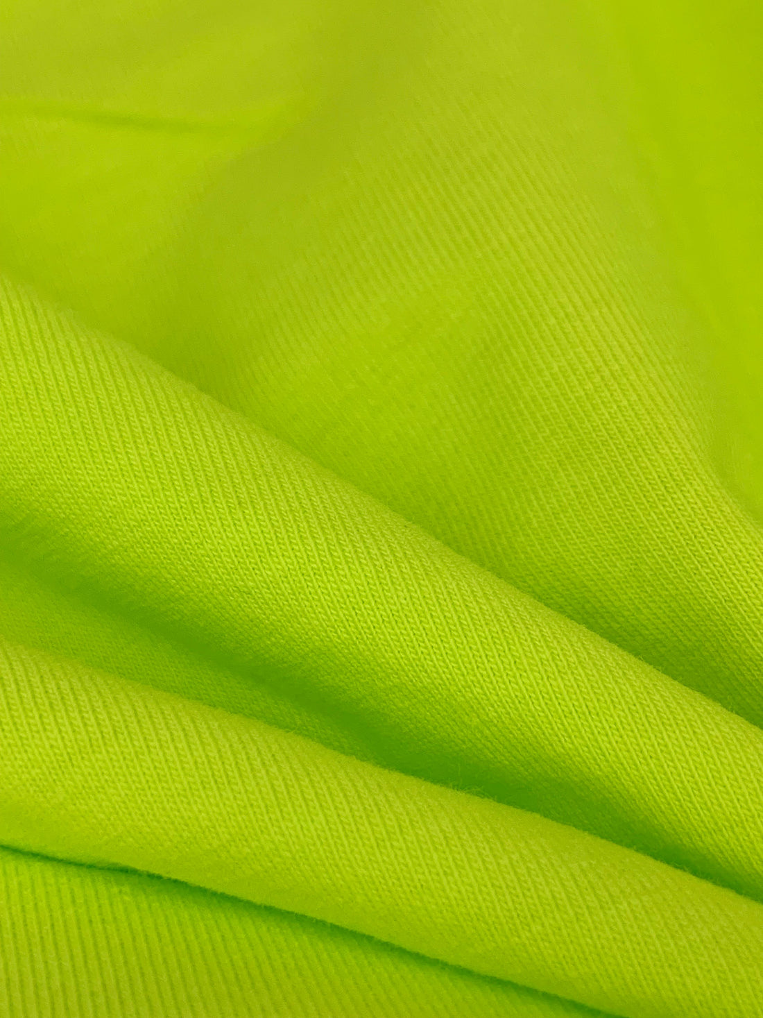 Lemon-Lime Cotton/Lycra Jersey Knit 70W