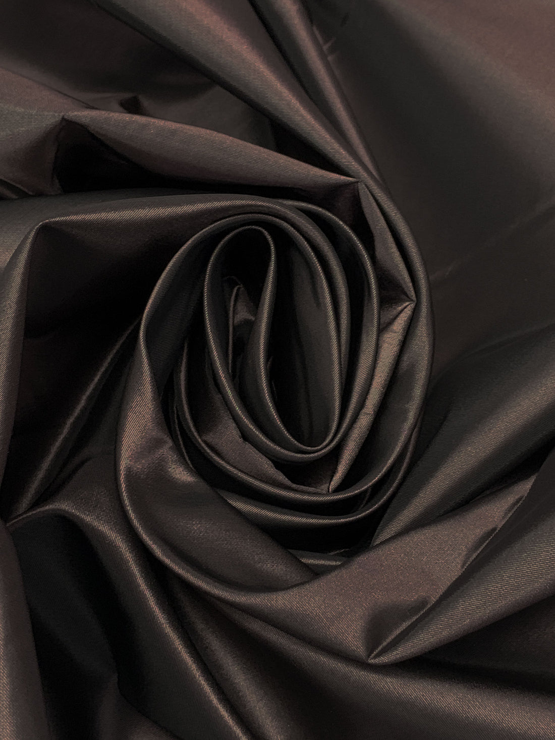 Black/Dusty Pink Acetate/Rayon Iridescent Taffeta - NY Designer - 60W