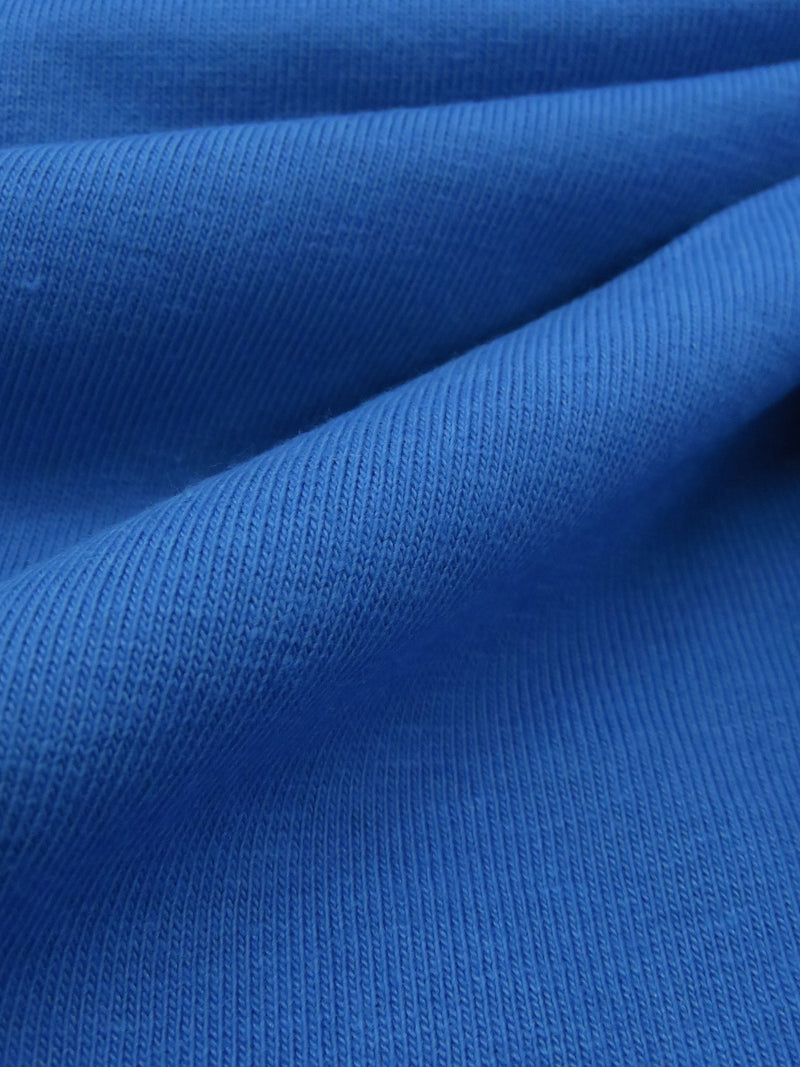 Royal Azure Blue Cotton/Polyester Jersey Knit 70W