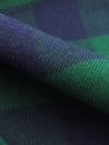 Castleton Green/Navy 100% Cotton Buffalo Plaid Flannel Shirting 58W