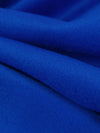 Cobalt Blue Polyester/Rayon Brushed Coating 56W