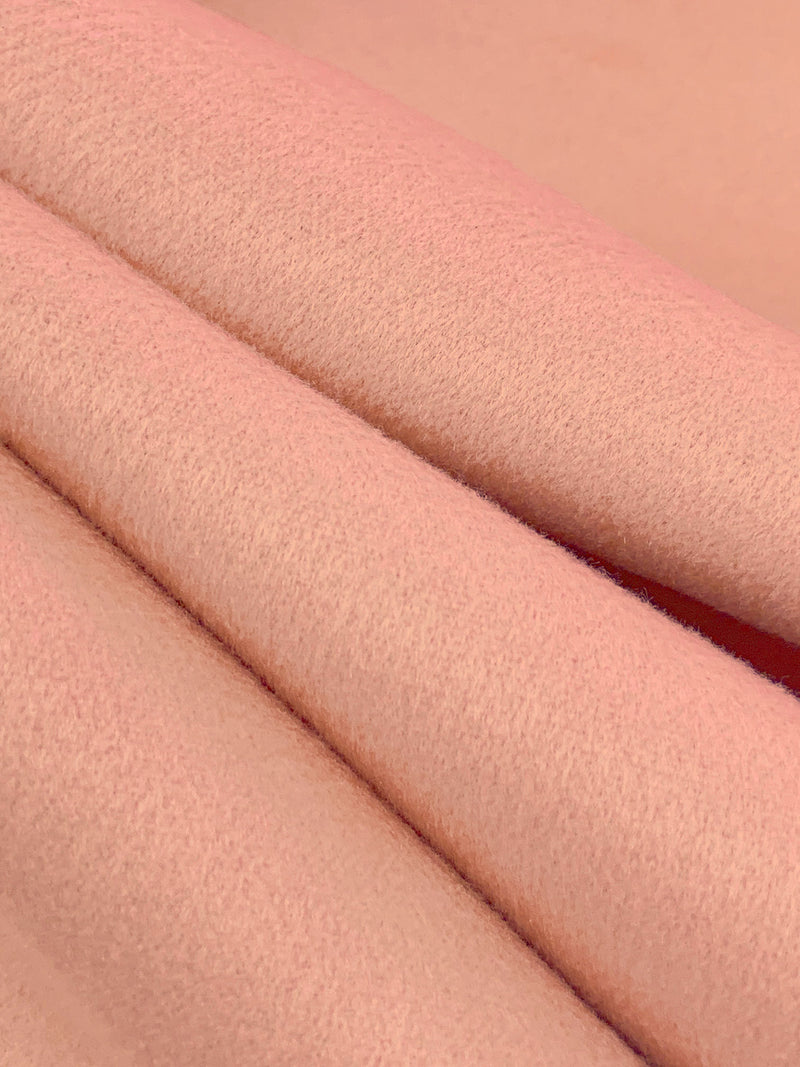 Peach Polyester/Rayon Brushed Coating 56W