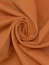 Harvest Pumpkin Polyester/Rayon Brushed Coating 58W