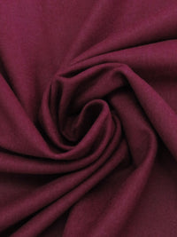 Royal Burgundy Polyester/Wool Melton Coating 58W