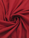 Cardinal Red Polyester/Wool Melton Coating 58W