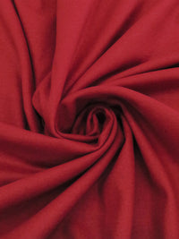 Cardinal Red Polyester/Wool Melton Coating 58W