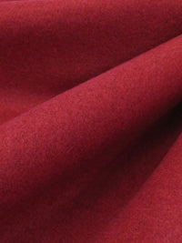 Cardinal Red Polyester/Wool Melton Coating 58W