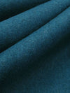 Deep Ocean Blue Polyester/Wool Melton Coating 58W