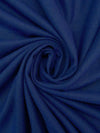 Midnight Blue Polyester/Wool Melton Coating 58W