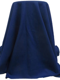 Midnight Blue Polyester/Wool Melton Coating 58W