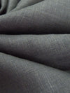 Charcoal Gray 100% Linen Midweight Woven 58W