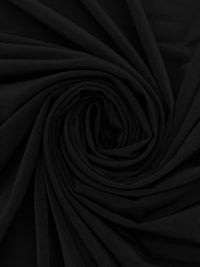 Black Polyester/Lycra ITY Knit 58W